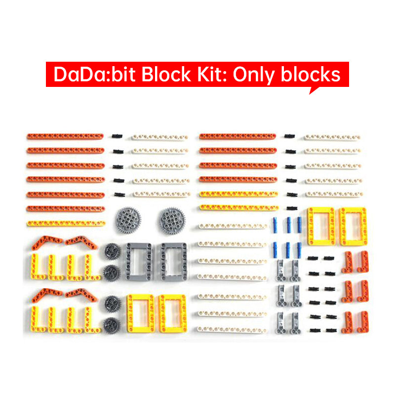DaDa:bit  DIY Building Blocks Kit with 200+ Structural Parts for Building Inventions